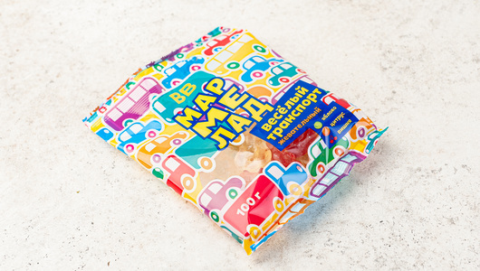 Мармелад жевательный «Весёлый транспорт», 100 г с бесплатной доставкой ...