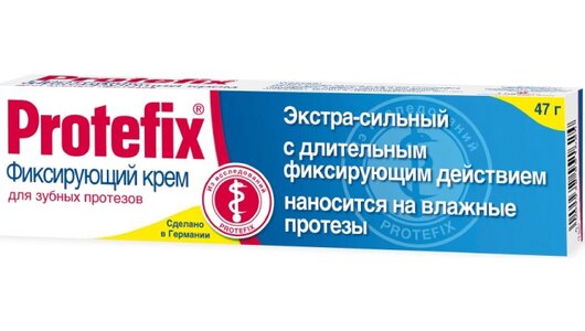 Protefix (Протефикс) Крем фиксирующий для зубных протезов экстра ...