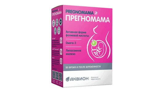 Прегномама капс.1120мг №30 с бесплатной доставкой на дом из «ВкусВилл ...