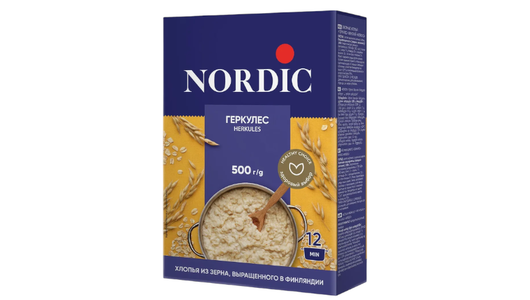 Хлопья Nordic Геркулес финский овсяные 500 г с бесплатной доставкой на ...
