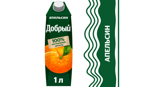 Нектар Добрый Апельсин 1 л с бесплатной доставкой на дом из «ВкусВилл ...