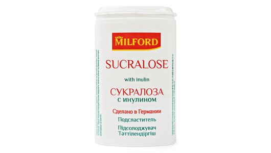Подсластитель Milford Сукралоза с инулином в дозаторе 370 таблеток с ...