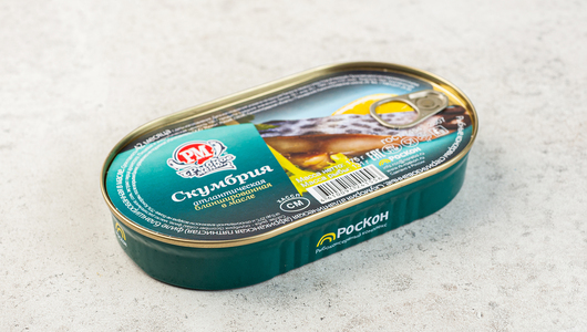 Скумбрия филе бланшированная в масле, 175 г с бесплатной доставкой на ...