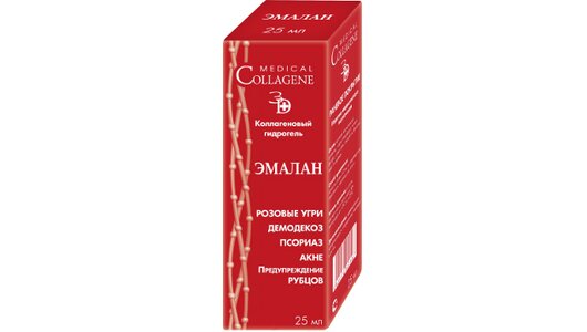 Эмалан коллагенновый гидрогель 25мл с бесплатной доставкой на дом из ...