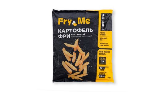 Картофель Fry Me Классический Фри замороженный 700 г с бесплатной ...