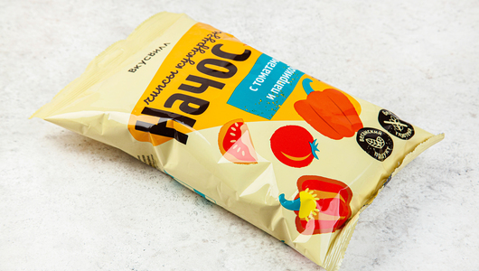 Чипсы кукурузные «Начос» с томатами и паприкой с бесплатной доставкой ...