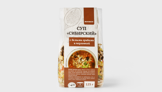 Суп Сибирский с белыми грибами и перловкой с бесплатной доставкой на ...