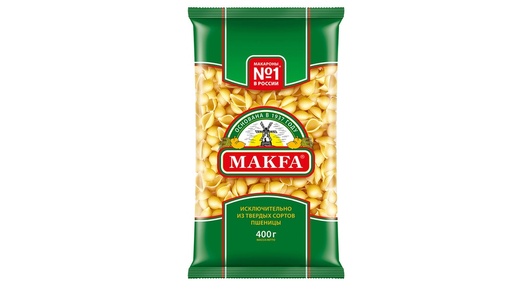 Макаронные изделия Макфа Ракушки 400 г с бесплатной доставкой на дом из ...