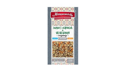 Гарнир Националь Микс киноа и чечевица 250 г с бесплатной доставкой на ...
