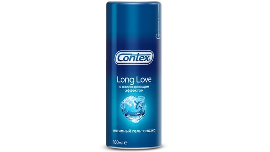 Contex гель-смазка Long Love с охлаждающим эффектом 100 мл с бесплатной ...