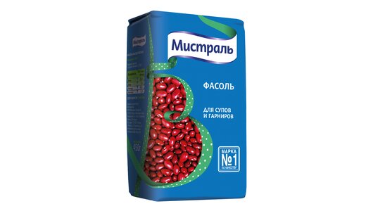 Фасоль Мистраль красная для супов и гарниров 450 г с бесплатной ...
