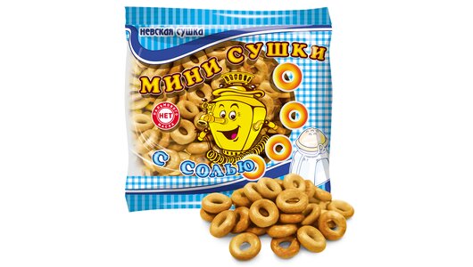 Мини-сушки Невская сушка с солью 200 г с бесплатной доставкой на дом из ...