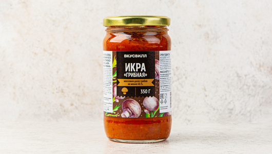 Икра «Грибная» с бесплатной доставкой на дом из «ВкусВилл» | Москва и ...