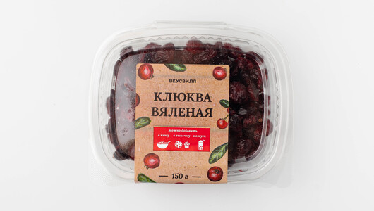 Клюква вяленая с бесплатной доставкой на дом из «ВкусВилл» | Москва и ...