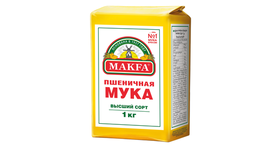 Мука пшеничная Макфа 1 кг с бесплатной доставкой на дом из «ВкусВилл ...