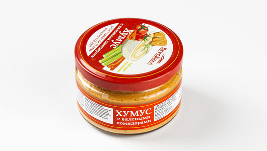 Хумус с вялеными помидорами с бесплатной доставкой на дом из «ВкусВилл ...