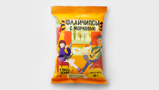 Флайчипсы зерновые с морковью с бесплатной доставкой на дом из ...
