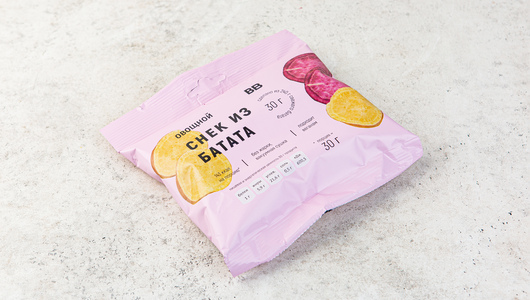 Снек овощной из батата, 30 г с бесплатной доставкой на дом из «ВкусВилл ...