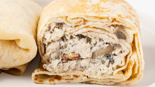 Блины с&nbsp;начинкой "Жюльен"