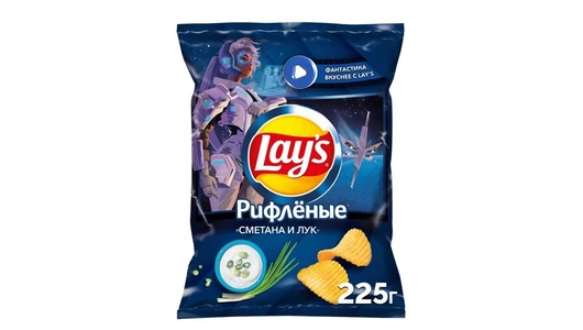 Чипсы картофельные Lay`s Сметана и&nbsp;лук 225 г