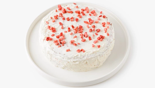 Торт-конструктор: "Белый крем на&nbsp;красном бисквите"