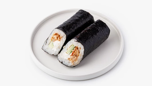 Стрит-ролл с филе-кусочками речного угря и соусом "Унаги"