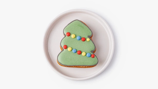 Пряник-мини имбирный "С новым годом", кафе