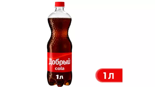 Напиток газированный Добрый Cola с пониженной калорийностью 1 л