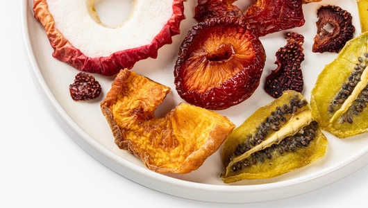 Смесь фруктово-ягодная "Клубника, слива, яблоко, персик и киви"