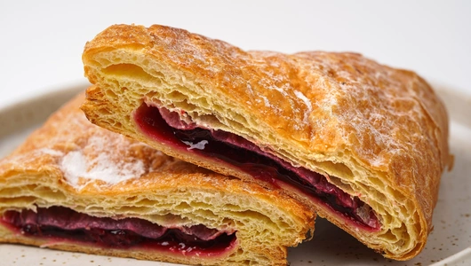 Слойка с вишней