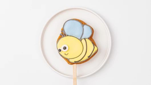 Пряник имбирный "Лето в деревне" на палочке, 1 шт