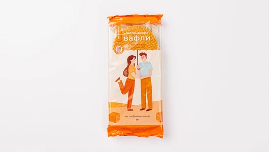 Вафли «Голландские» с молочной карамелью, 225г