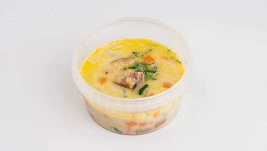 Суп уха по-фински с копченым сомом Суп уха по-фински с копченым сомом