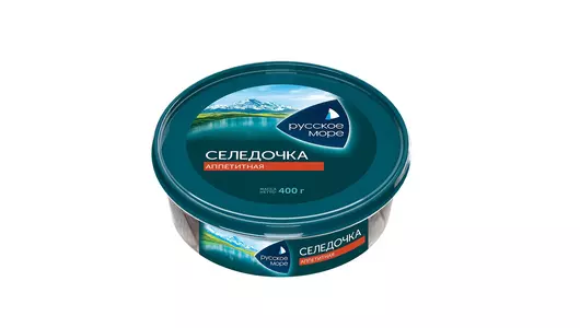 Сельдь филе-кусочки Русское море Аппетитная в масле 400&nbsp;г