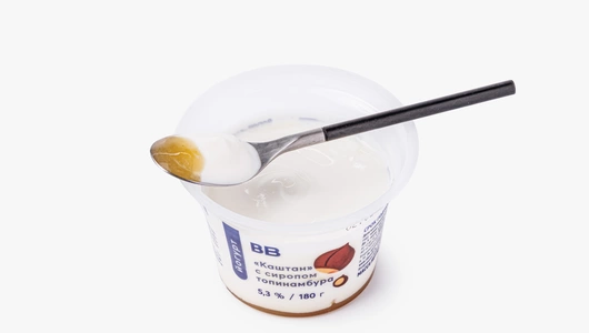 Йогурт "Каштан" с&nbsp;сиропом топинамбура 5,3%