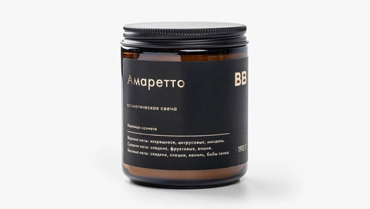 Ароматическая свеча "Амаретто"
