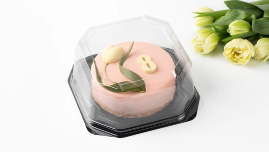 Торт муссовый "Тюльпан" шоколадный микс сырный