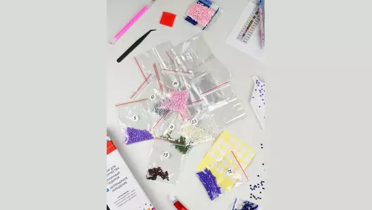 Алмазная мозаика Феникс+ Новогодний котенок 30х30 см