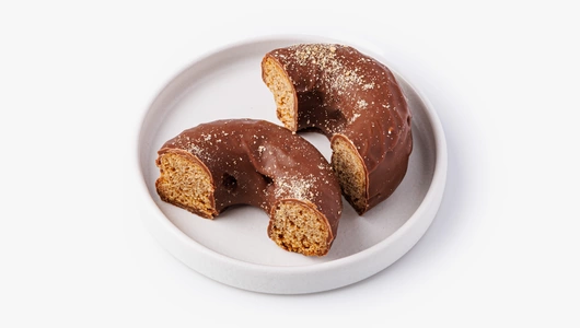 Пончик с&nbsp;семенами гречихи, кафе