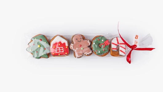 Пряники-мини имбирные "Зимняя сказка", 1 уп.