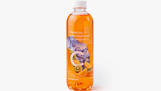Напиток обогащенный витамином С со вкусом "Апельсин-киви", негаз., 500 мл