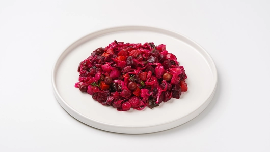 Салат винегрет с квашеной капустой