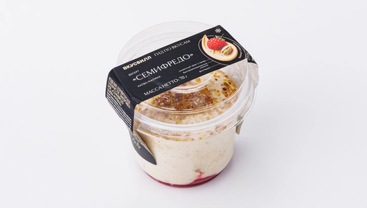 Десерт "Семифредо" халва-малина зам. 70 г