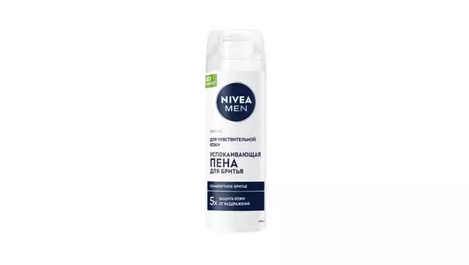 Пена для бритья Nivea Men Успокаивающая для чувствительной кожи 200 мл