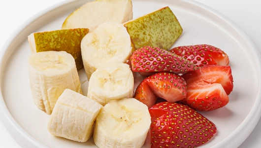 Фруктовый микс (банан, груша, клубника), 160 г