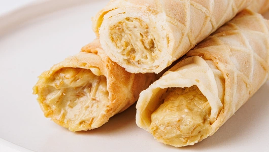 Трубочки вафельные с фисташк. начинкой, 2 шт.