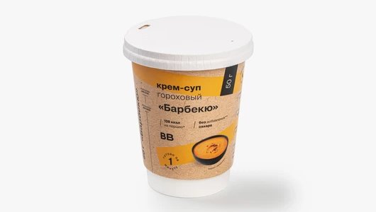 Крем-суп гороховый "Барбекю"