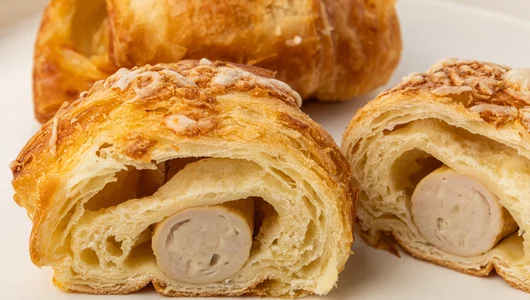 Сосиска-мини с&nbsp;сыром в&nbsp;слоеном тесте, 2 шт