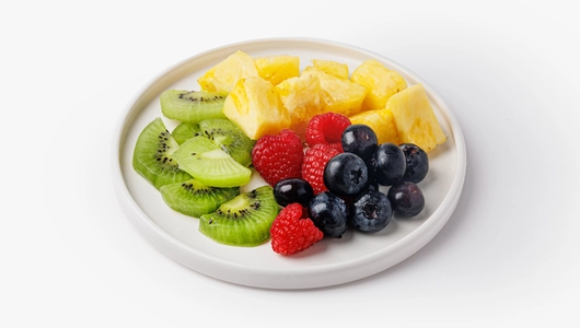 Фруктовый микс (ананас, киви, голубика, малина), 170 г