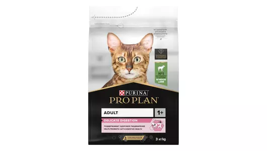 PRO PLAN Delicate Digestion Adult Корм сух.ягненок д/кошек с чувствительным пищевар.3кг